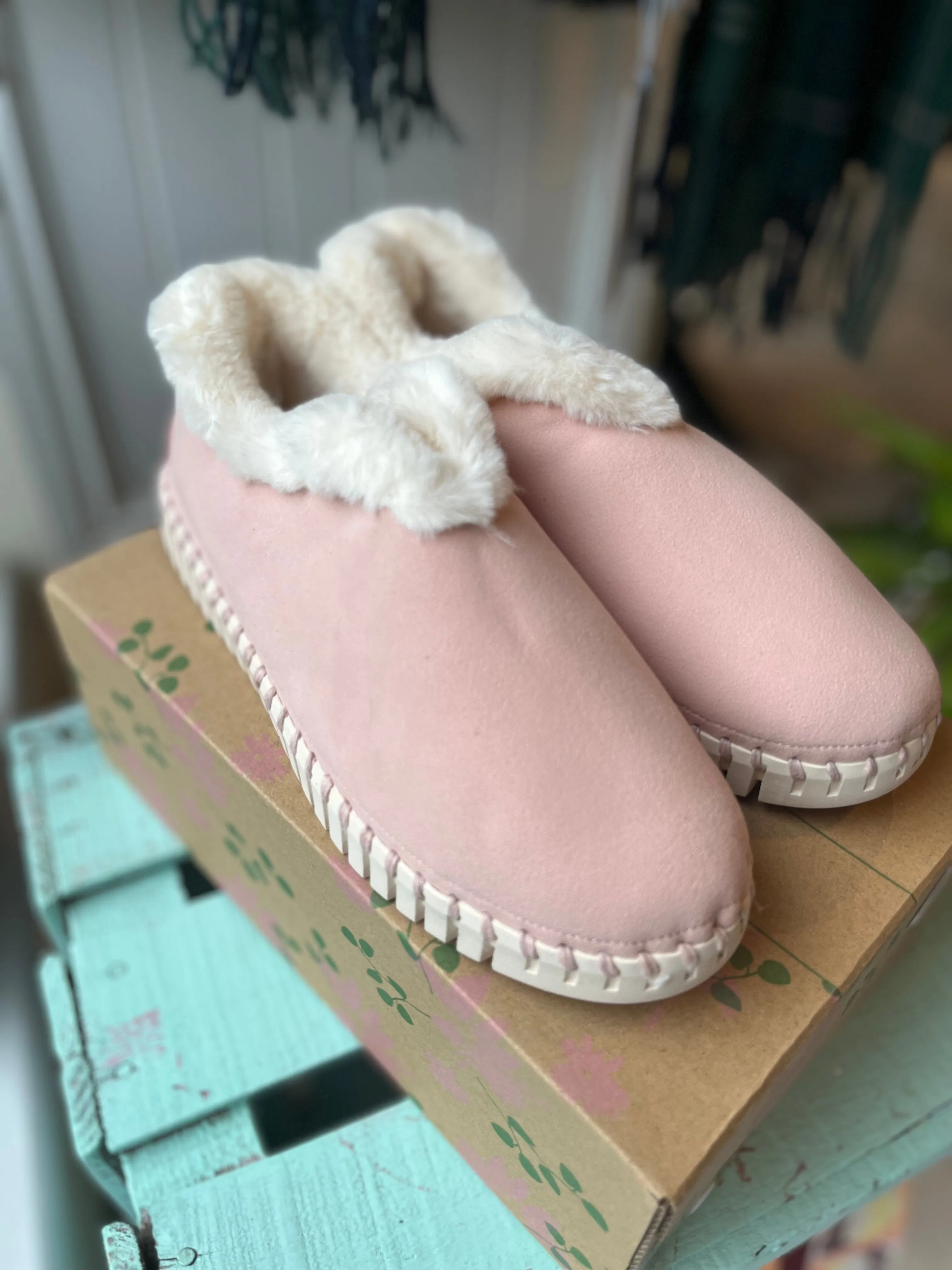 Ilse Jacobsen Tulip Shoe Slipper in Adobe Rose