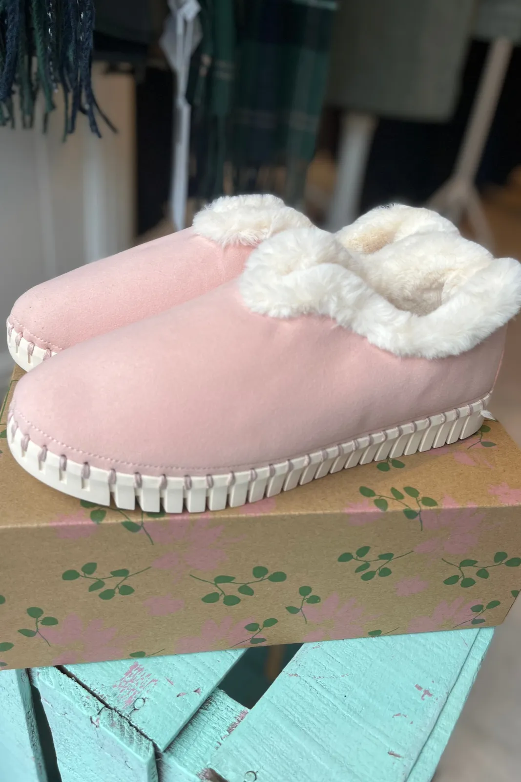 Ilse Jacobsen Tulip Shoe Slipper in Adobe Rose