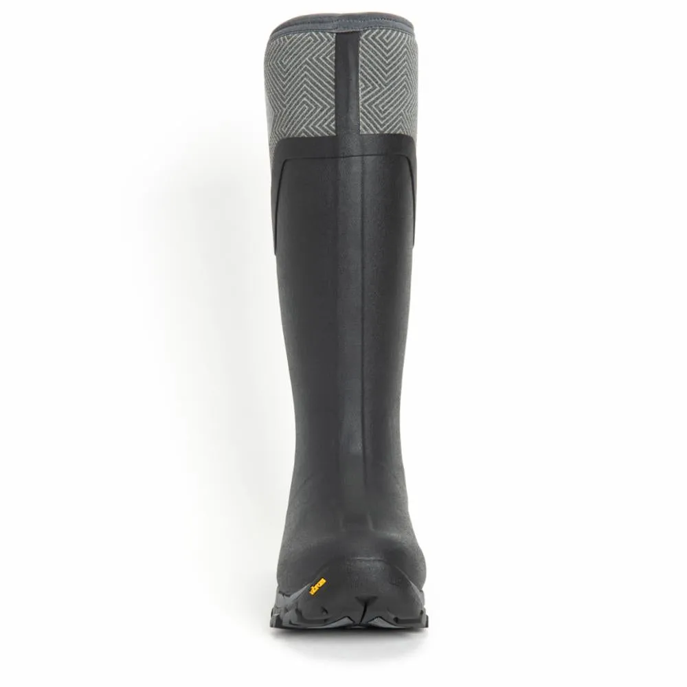 Muck Footwear Women ARCTIC ICE VIBRAM ARCTIC GRIP ALL TERRAIN BLACK/GREYGEOMETRIC