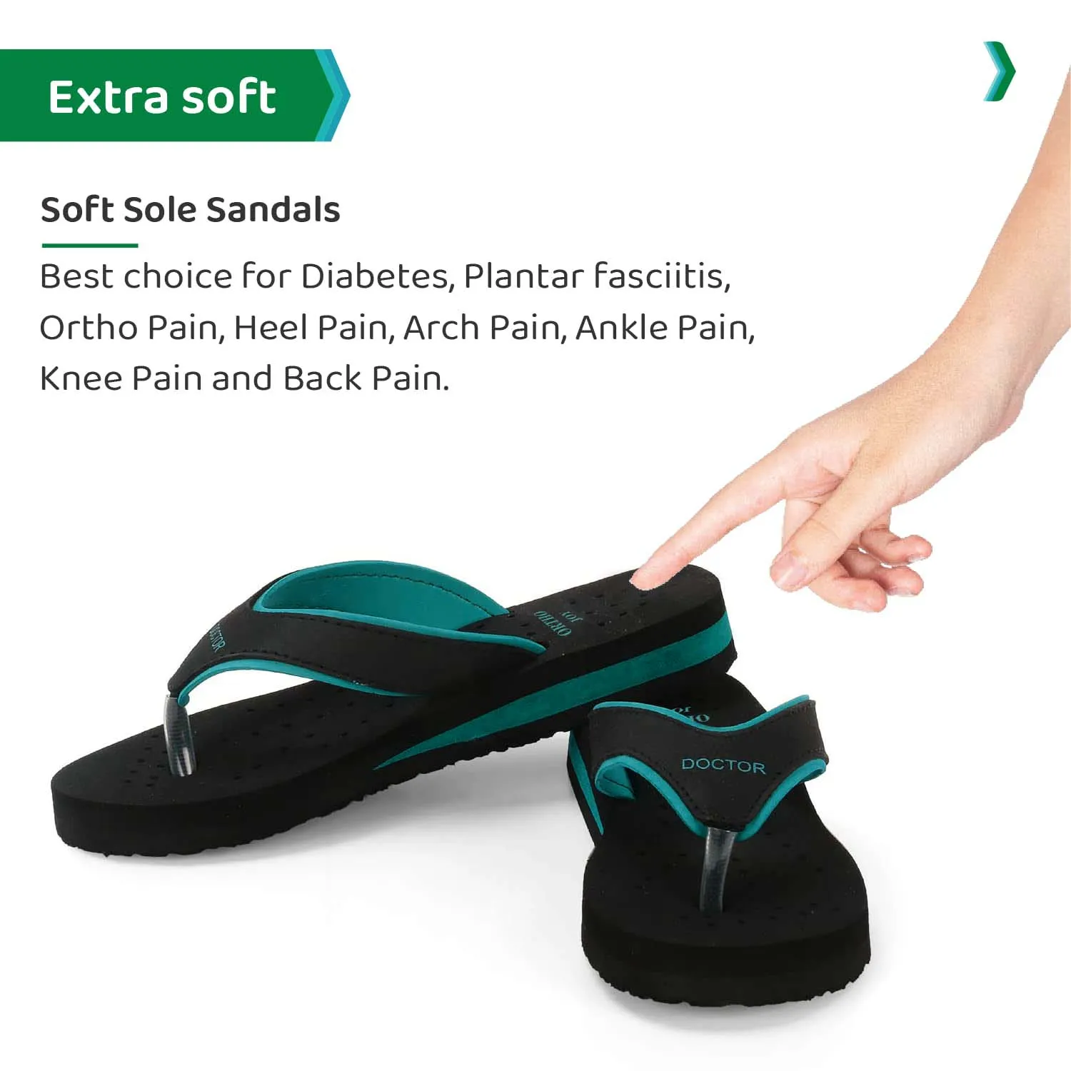 ORTHO JOY Doctor Orthopedic Soft Slippers For Ladies