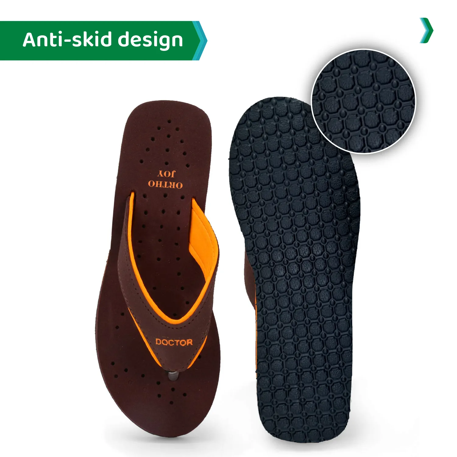 ORTHO JOY Doctor Orthopedic Soft Slippers For Ladies
