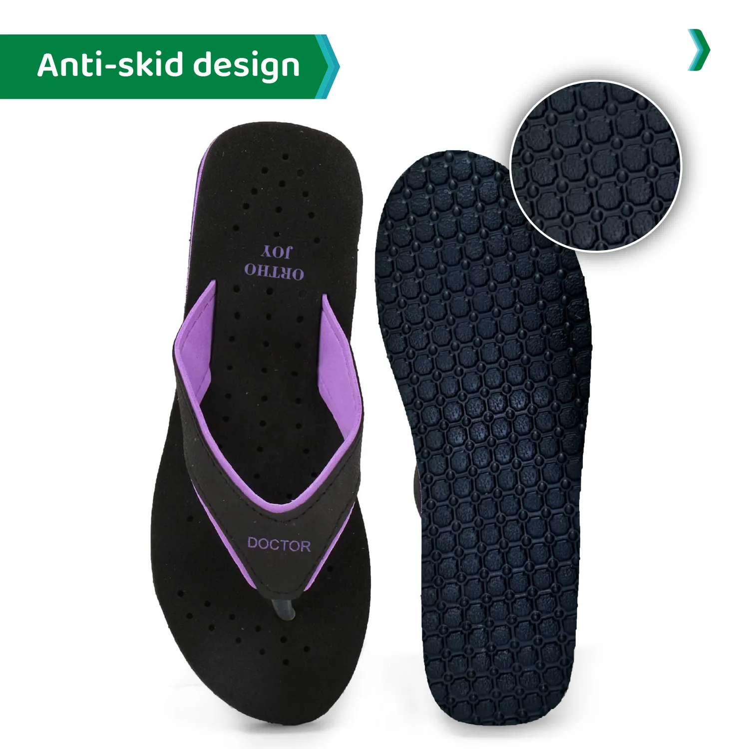 ORTHO JOY Doctor Orthopedic Soft Slippers For Ladies