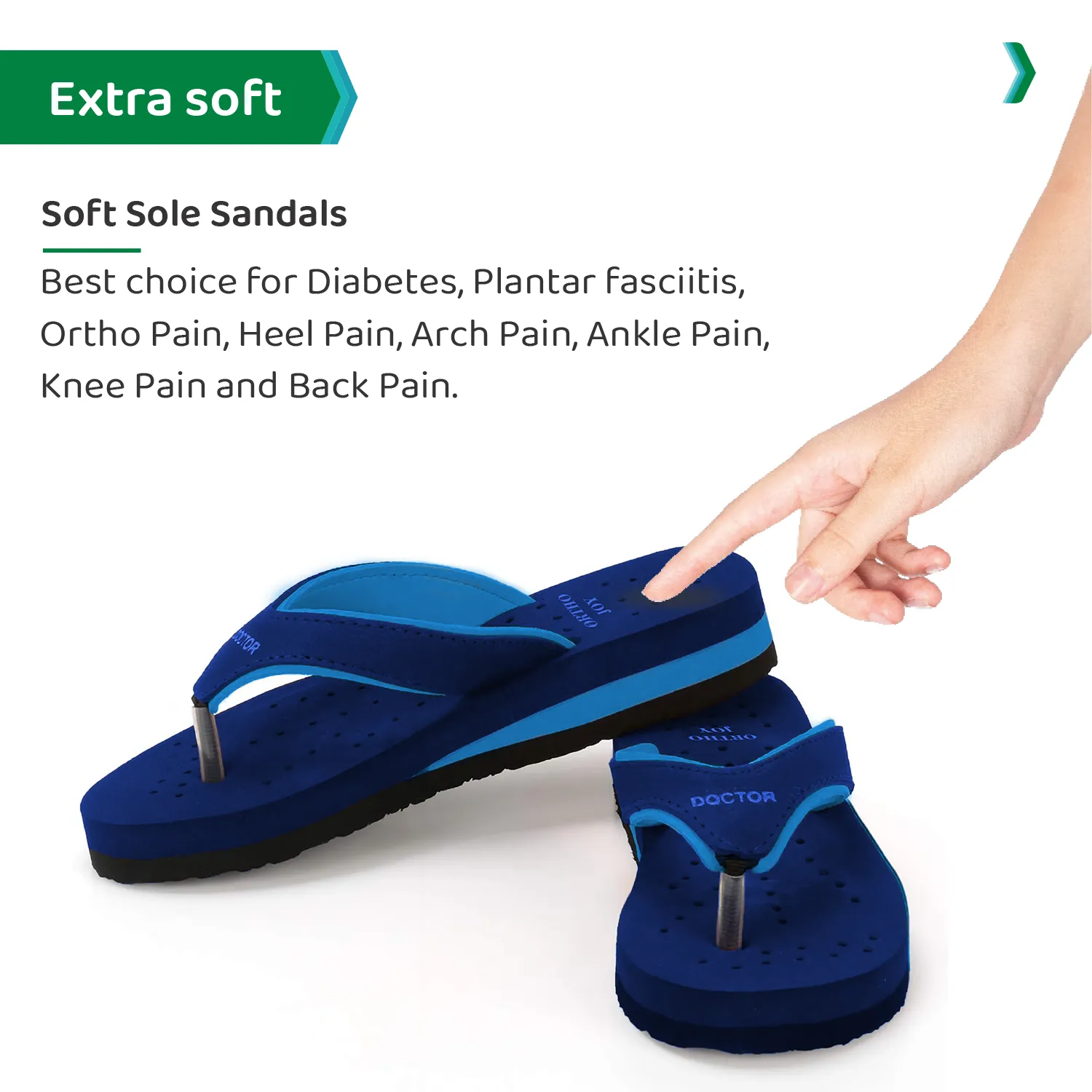 ORTHO JOY Doctor Orthopedic Soft Slippers For Ladies