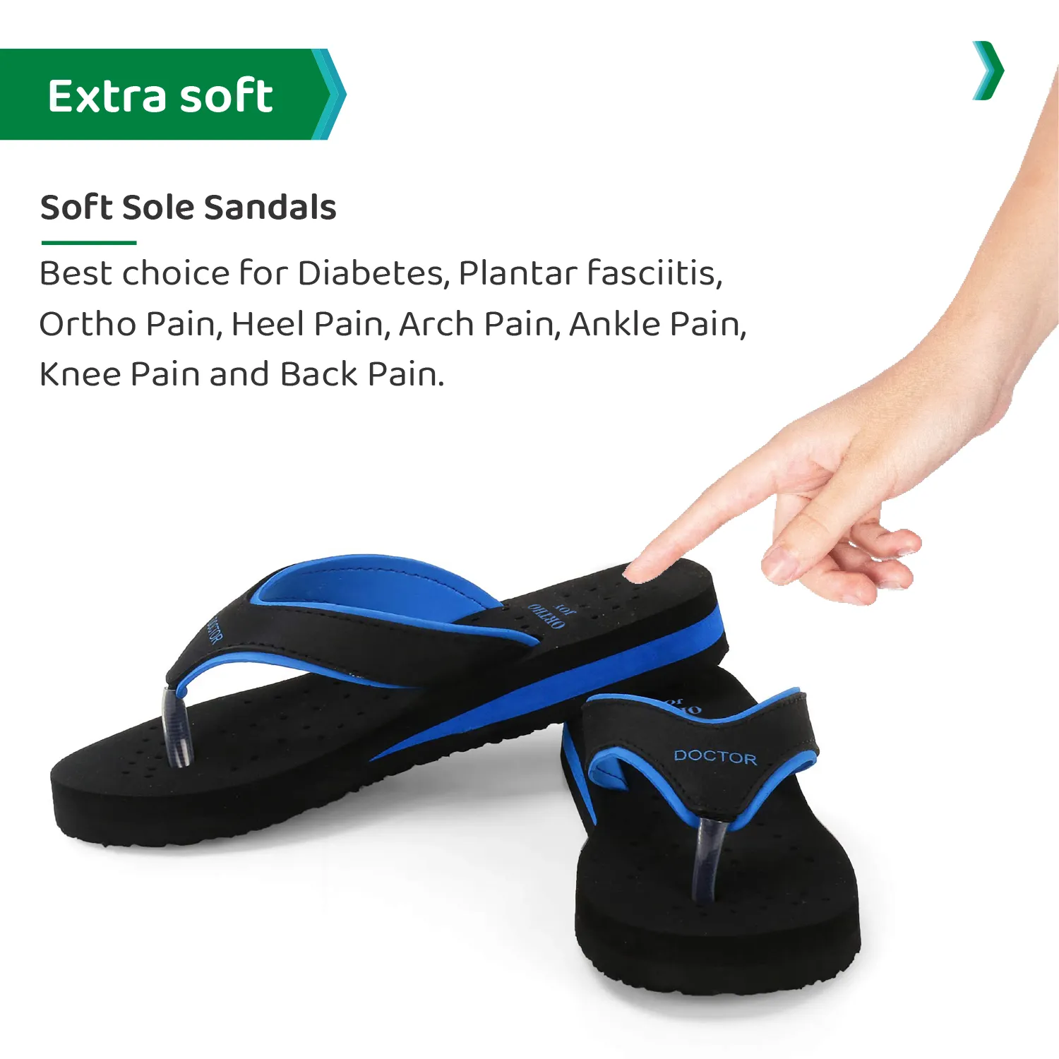 ORTHO JOY Doctor Orthopedic Soft Slippers For Ladies