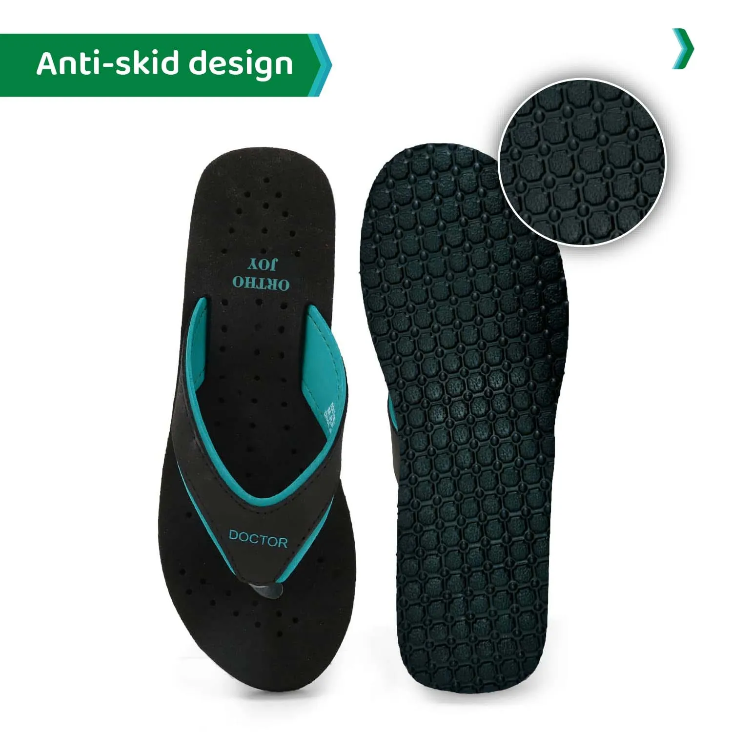 ORTHO JOY Doctor Orthopedic Soft Slippers For Ladies