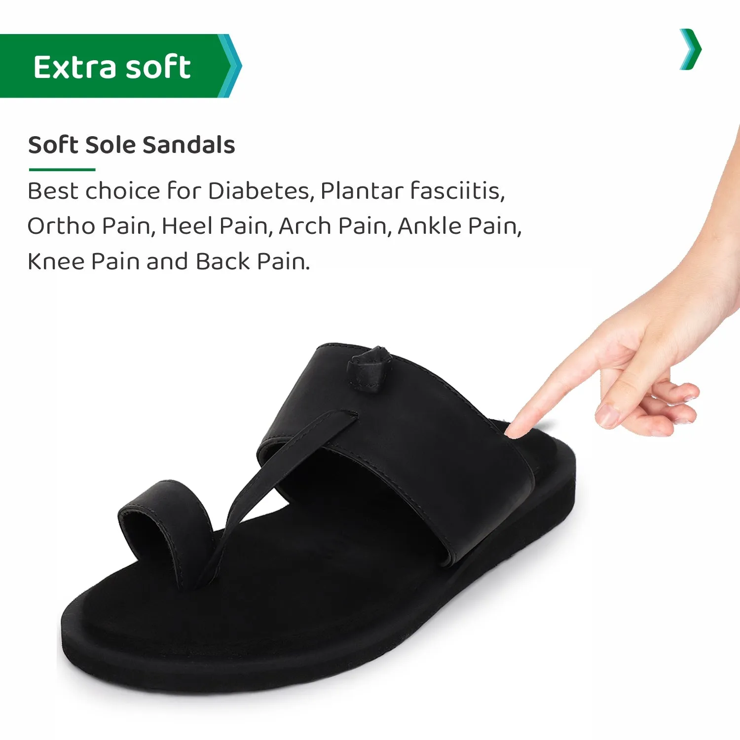 ORTHO JOY Extra Soft Doctor Ortho Slippers for men.