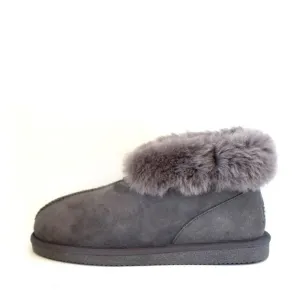 Sheepskin Ugg Slippers - Grey