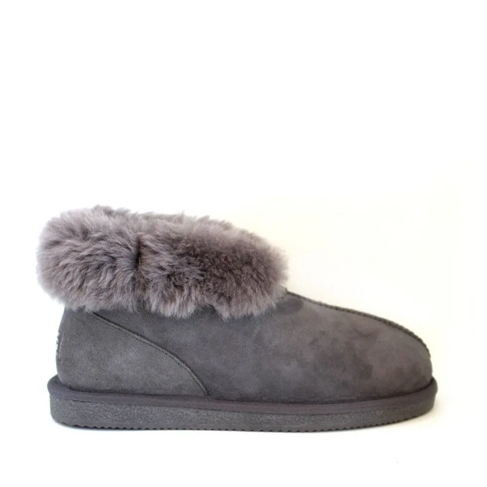 Sheepskin Ugg Slippers - Grey